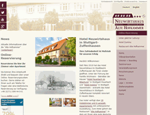 Tablet Screenshot of hotel-neuwirtshaus.com